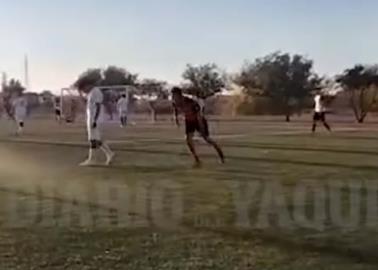 Tremendo golazo que anotó un jugar en Ciudad Obregón