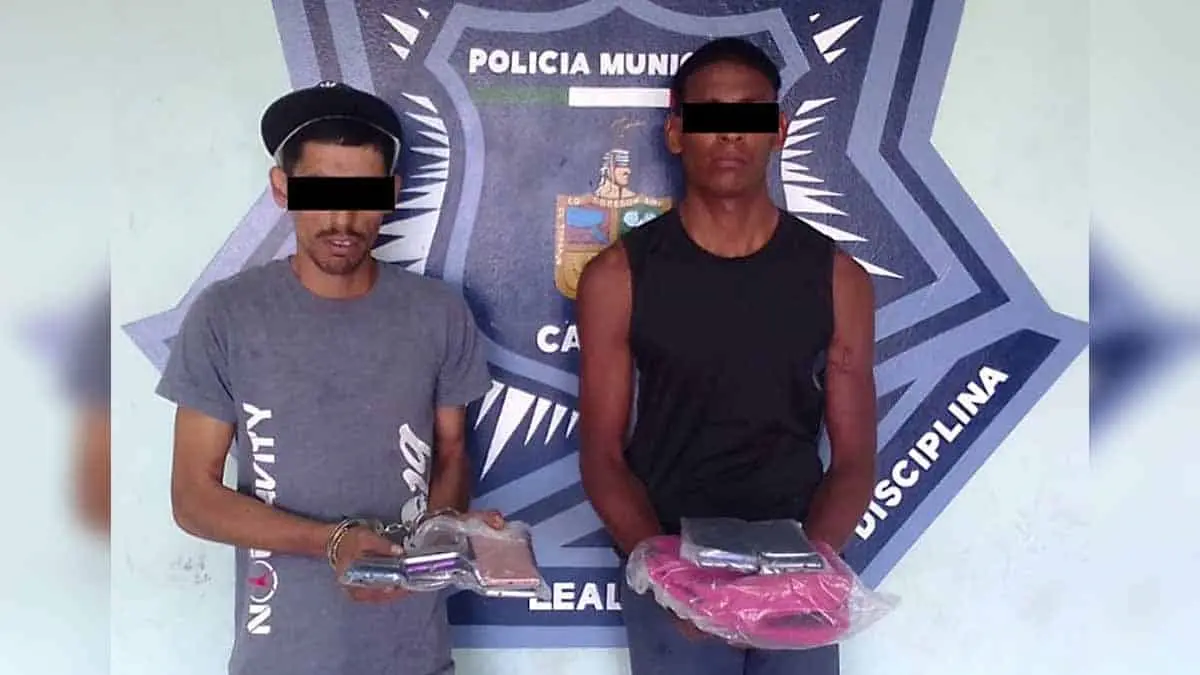 Los agarran por robo a taller de celulares