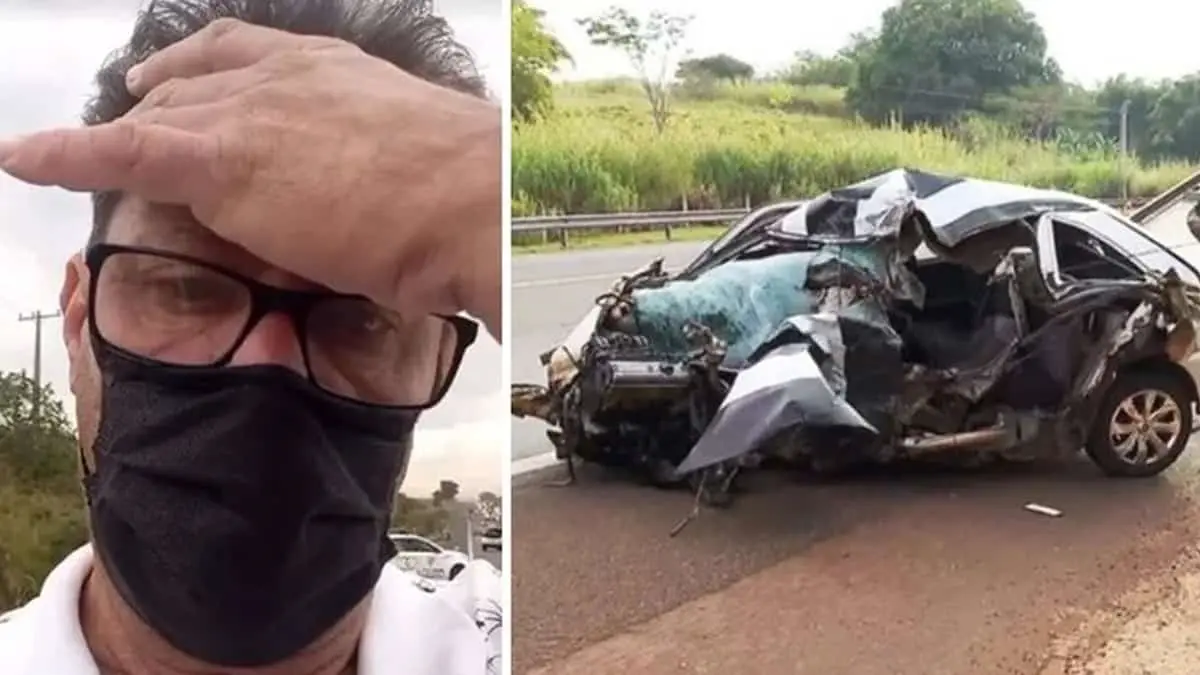 Periodista transmite accidente en vivo y la víctima era su hijo