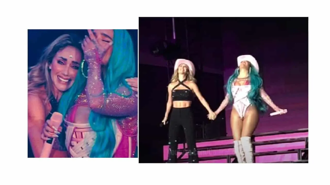 Karol G y Anahí cantan juntas "Salvame"