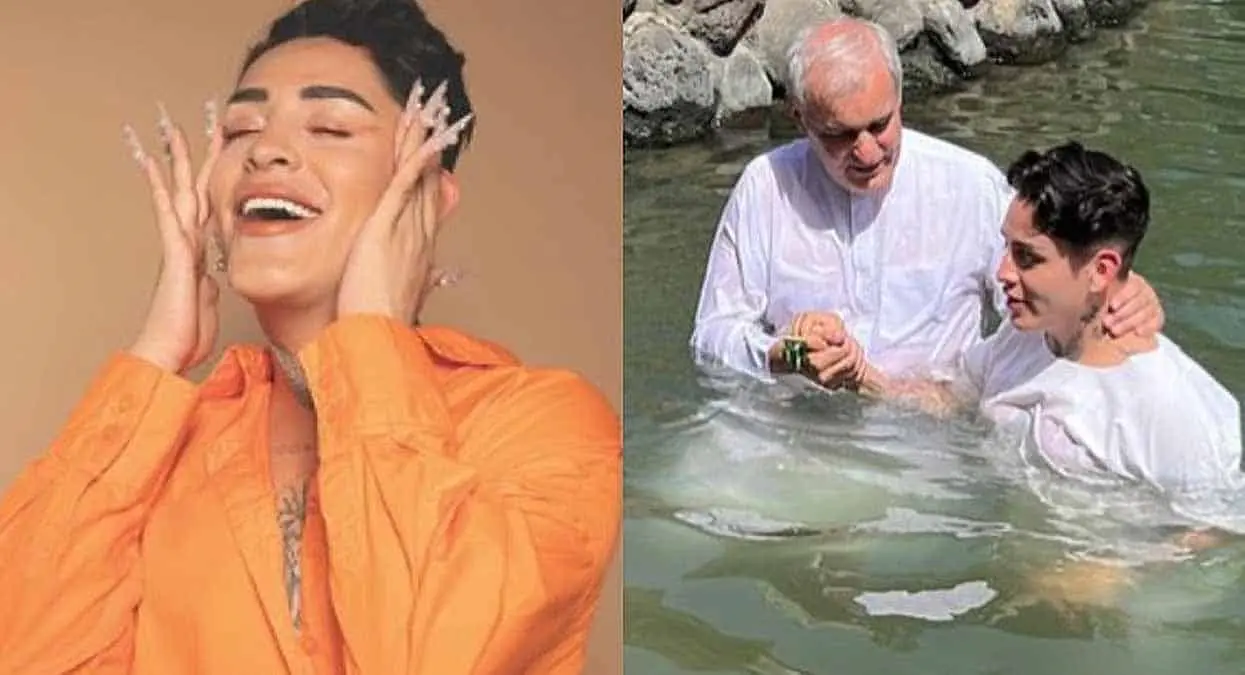 VIDEO: Kunno se bautiza en el río Jordán; internautas lo tunden
