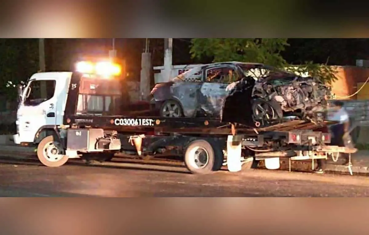 Muere en impactante accidente