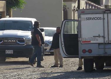 Abandonan camioneta tras persecución