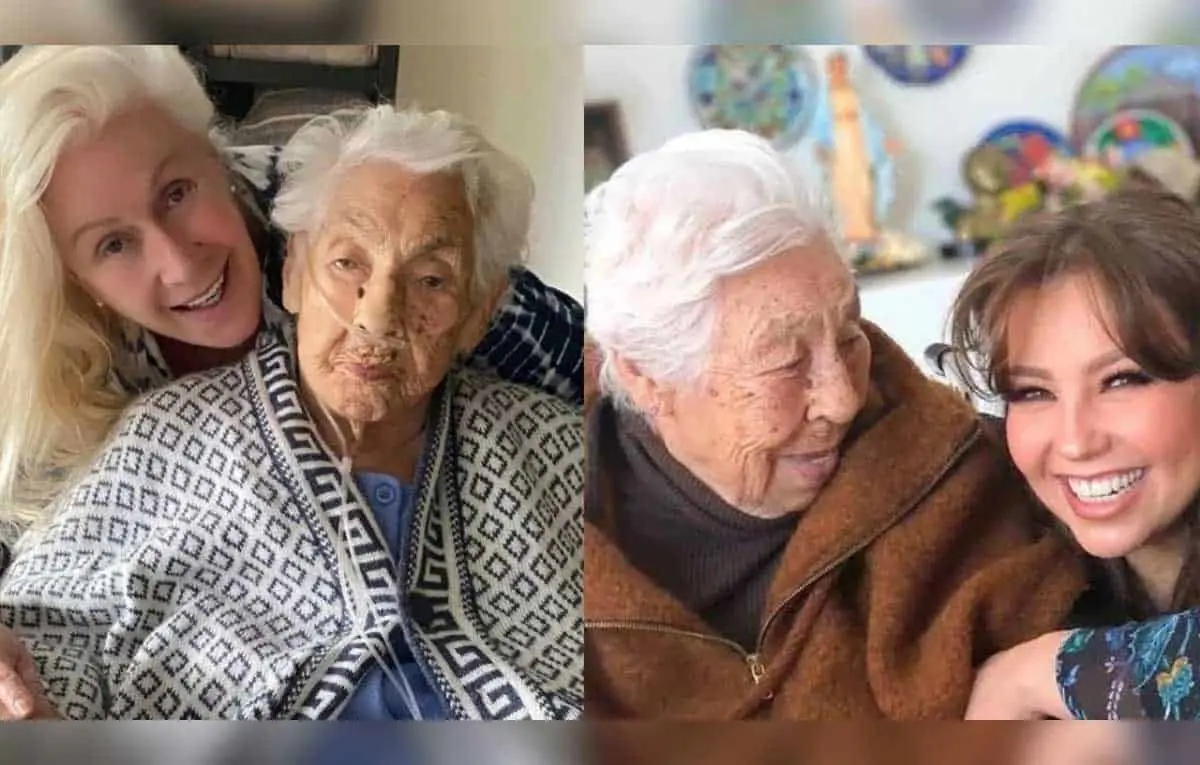 Muere Eva Mange, abuelita de Thalía y Laura Zapata