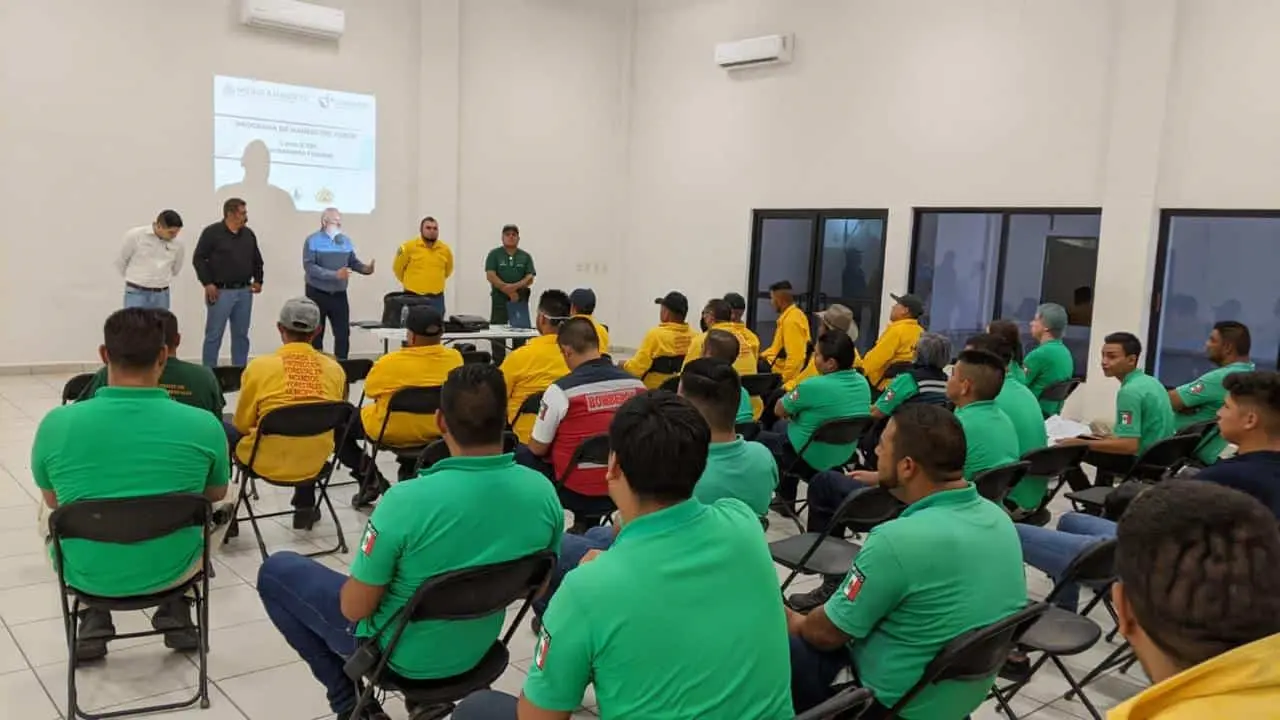 Se capacitan brigadistas en incendios forestales
