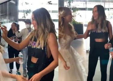 VIDEO: Novia espera a Belinda para que le dé su bendición