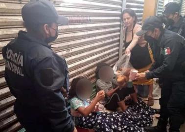 Hallan a 3 niñas abandonadas en mercado de Oaxaca