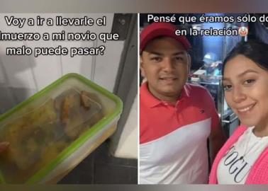 Le lleva comida a su novio y lo encuentra abrazado con compañera