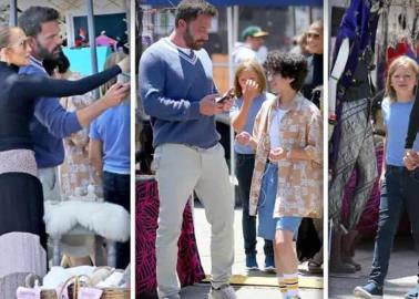 VIDEO. Captan a JLo y Ben Affleck comprando en tianguis