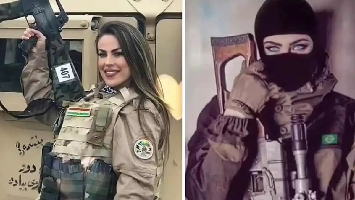 Muere modelo brasileña que luchaba en Ucrania como francotiradora