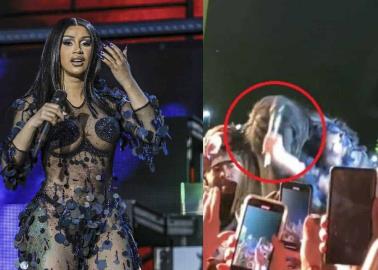 VIDEO. Cardi B explota y golpea a fan en pleno concierto VIDEO. Cardi B explota y golpea a fan en pleno concierto