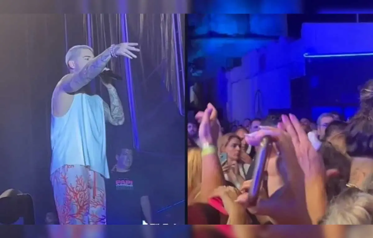 VIDEO. Maluma corre a dos jóvenes de su concierto en España