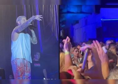 VIDEO. Maluma corre a dos j&oacute;venes de su concierto en Espa&ntilde;a