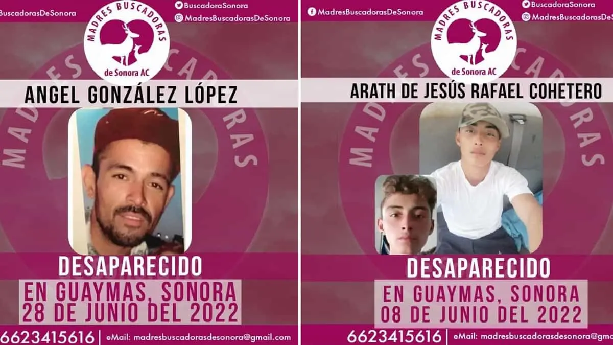 Siguen desapariciones en Guaymas