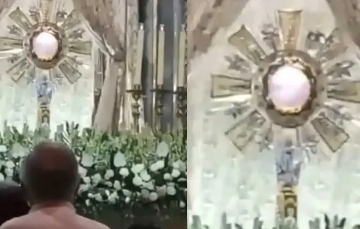 Captan hostia palpitando durante misa en Zapotlanejo, Jalisco