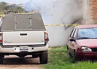 VIDEO: Narcos esperaron a ministeriales y detonaron el explosivo