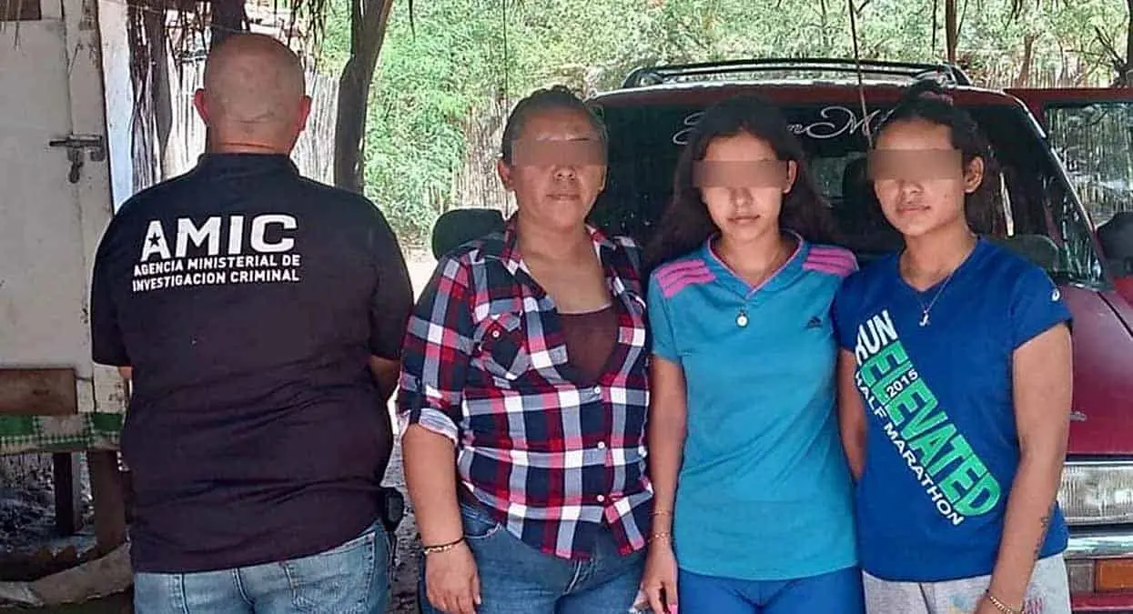 Encuentran a hermanas levantadas