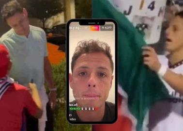 VIDEO. Chicharito aclara asuntos de bandera y autógrafo a niño