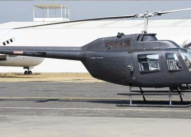 Roban helicóptero del AICM