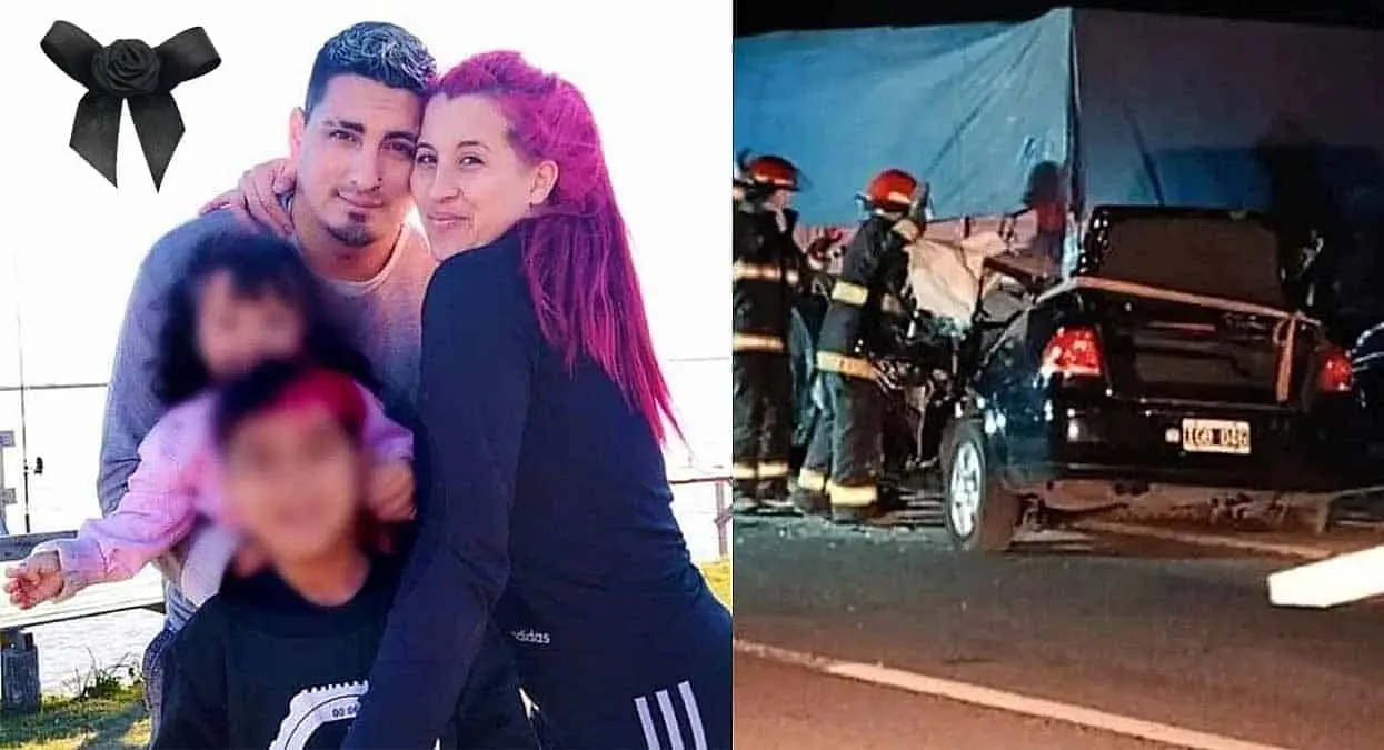 Compra carro y se matan en viaje de estreno con su familia