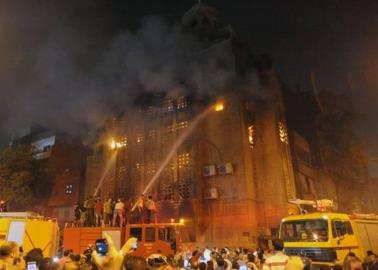 Incendio en iglesia de Egipto deja al menos 41 muertos