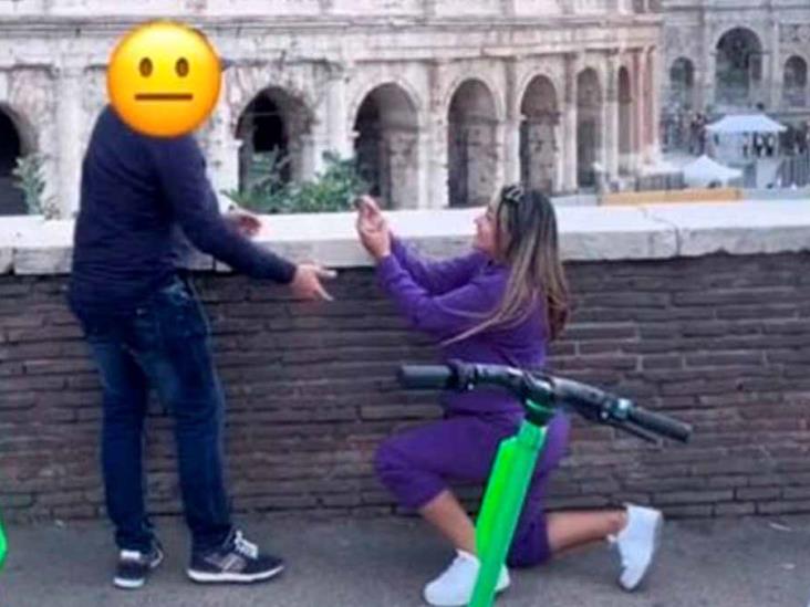 VIDEO: Propuesta de matrimonio termina con el novio huyendo VIDEO: Propuesta de matrimonio termina con el novio huyendo