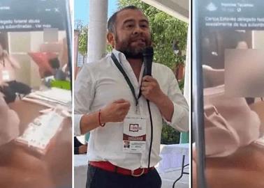 VIDEO: Exhiben funcionario en conductas sexuales en la oficina