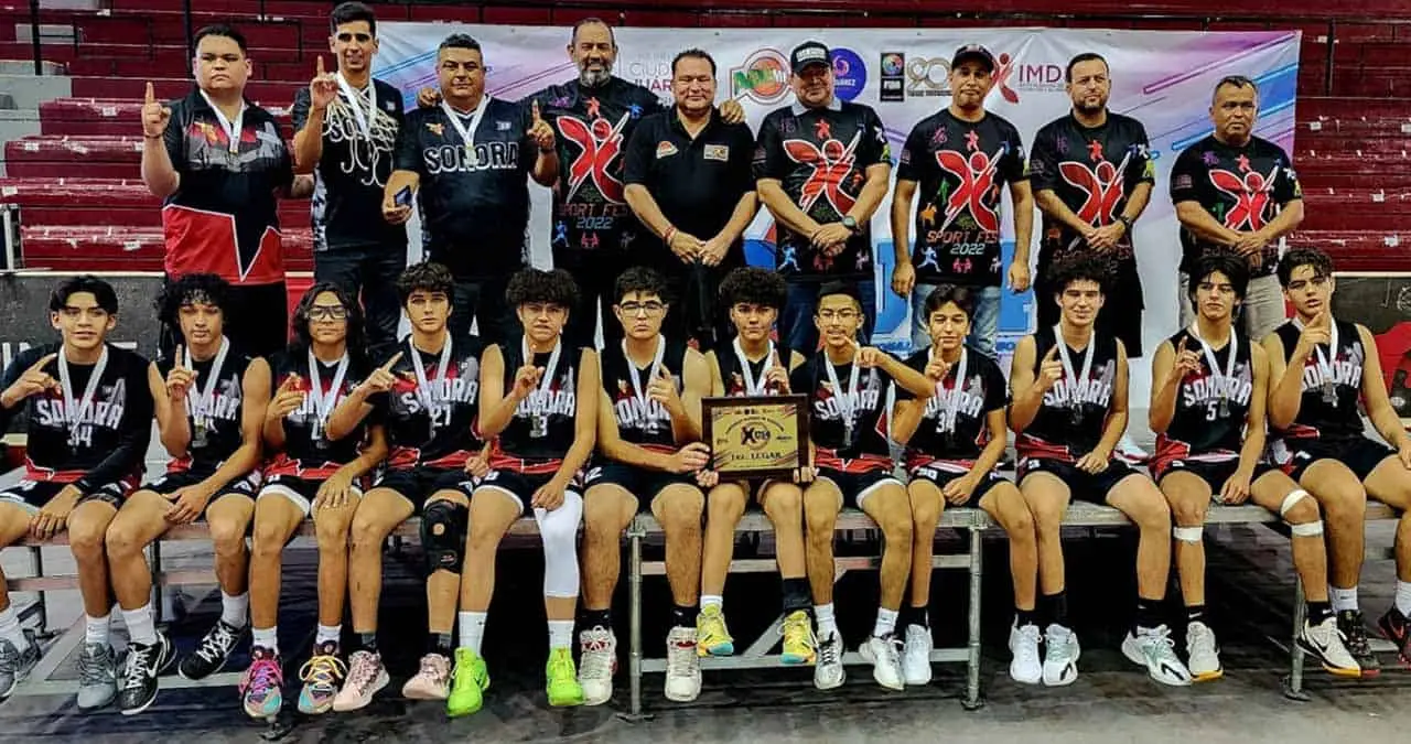 Sonora campeón nacional U14 en Basquetbol
