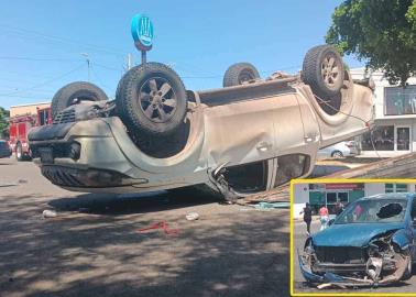 Vuelca pick up en la Náinari