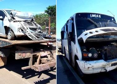 Aparatoso choque en la 300