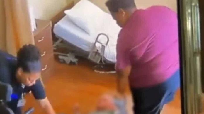 VIDEO. Malvadas cuidadoras abusan de abuelito de 87 años