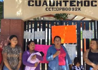 Otra escuela tomada en el sur de Sonora