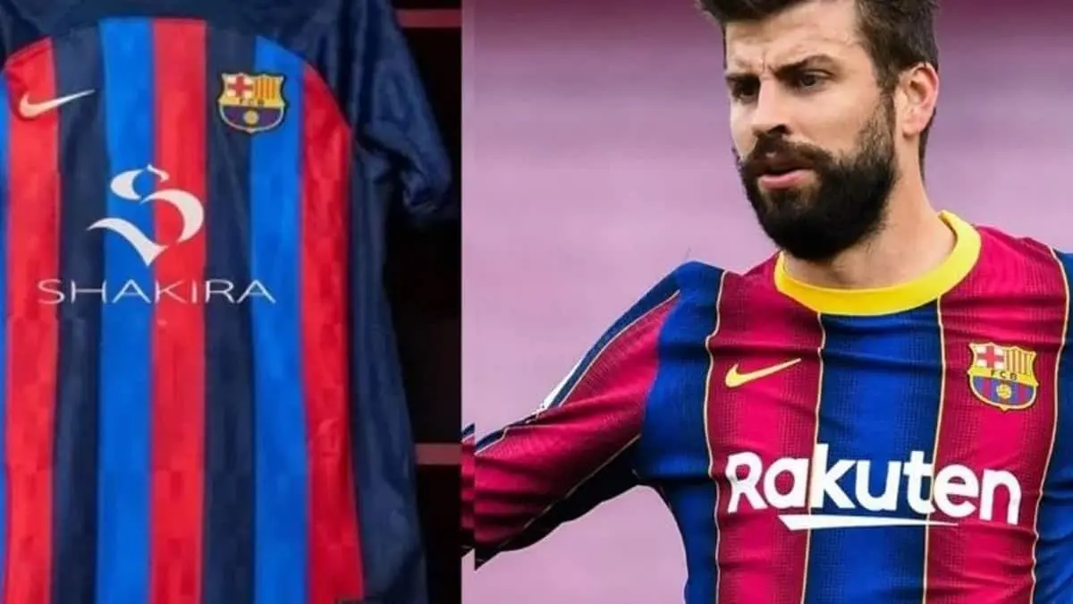 Shakira estará en el uniforme del Barça y Piqué tendrá que usarlo