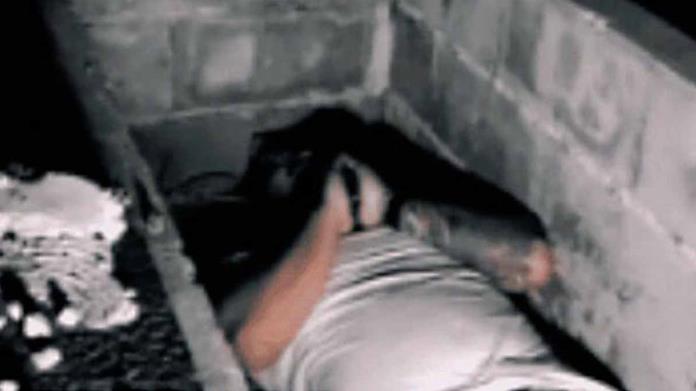 Investigador paranormal recibe el susto de su vida en una tumba Investigador paranormal recibe el susto de su vida en una tumba