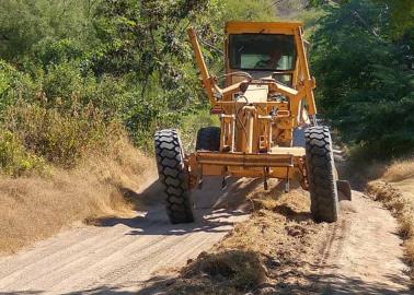 Rehabilitan caminos de Álamos