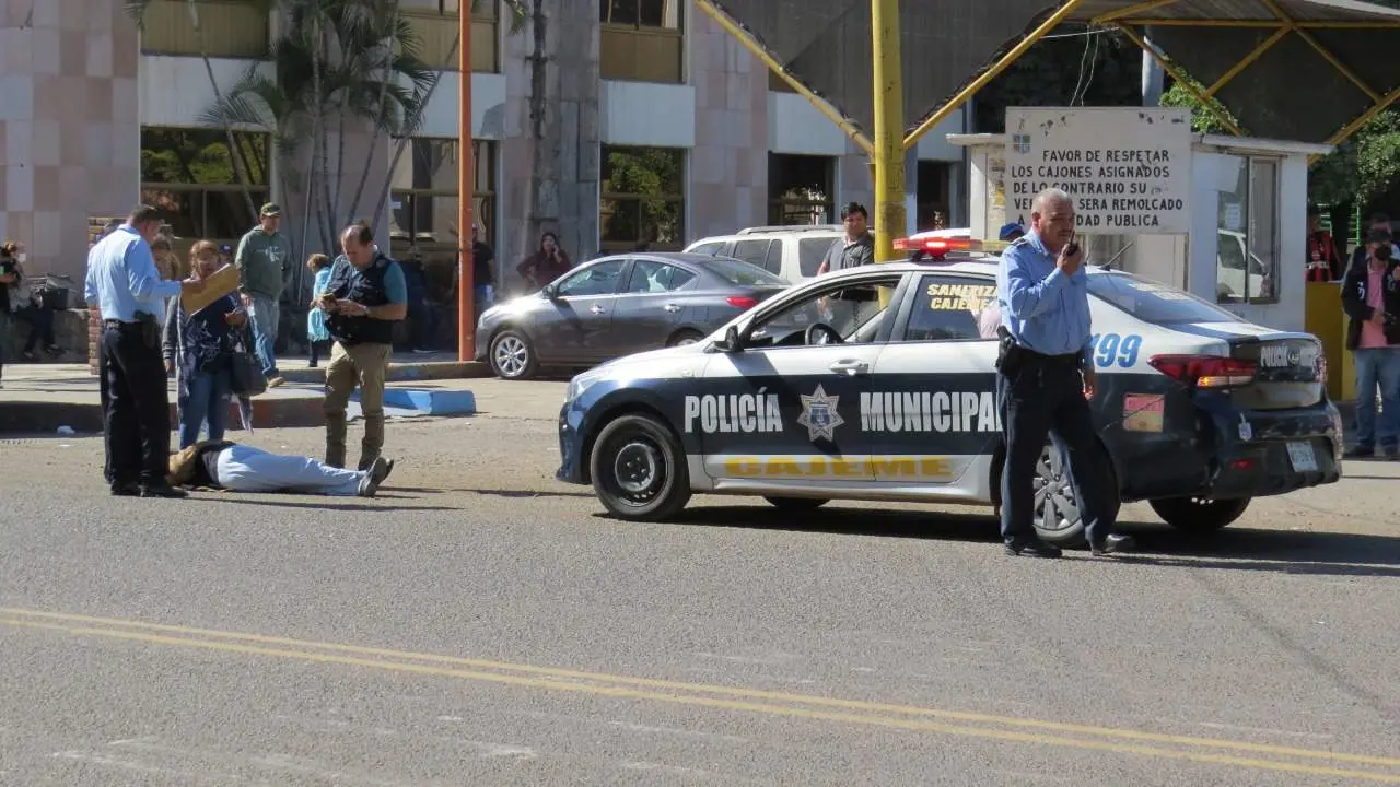 Atropellan a señora a espaldas del Palacio
