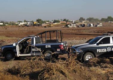 Hallan restos humanos en terreno en construcción