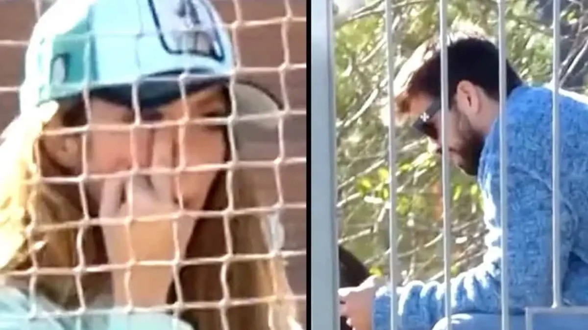VIDEO. Sutilmente, Shakira hace seña obscena a Piqué