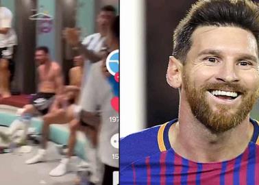 VIDEO. Tunden a Messi por presuntamente patear playera de México