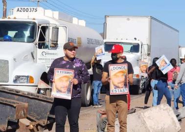 Bloquean carretera en Guaymas