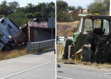 Fuerte choque en Loma de Guamúchil