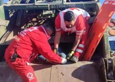 Indigente queda prensado en camión de basura en Guaymas