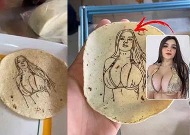 Novedosas tortillas con la imagen de Karely Ruiz