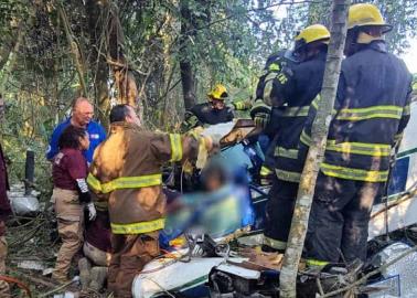 Se desploma avioneta en El Salado