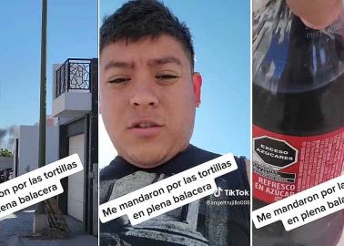 VIDEO. En pleno Culiacanazo 2.0 lo mandan por las tortillas