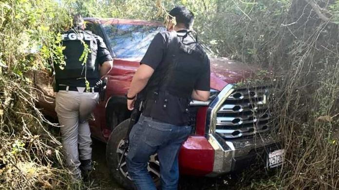 Recuperan camionetas robadas en Vícam Recuperan camionetas robadas en Vícam
