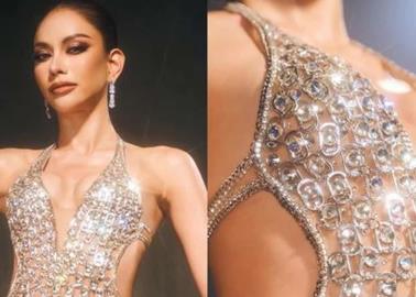 Miss Tailandia impacta con vestido hecho con fichas de latas