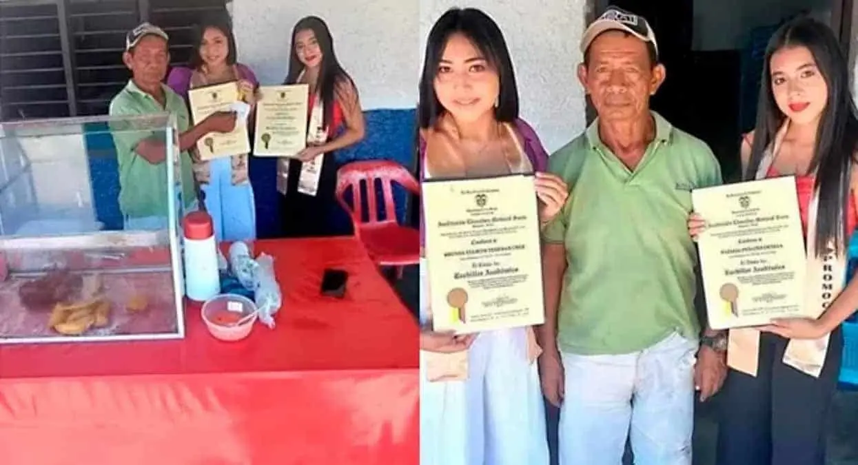 Homenajean a quien les dio de comer cuando estudiaban y no tenían