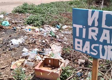 Llenan colonias de basureros "clandestinos"