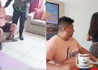 VIDEO: Por celos asesina a su esposa influencer frente  a su hijo